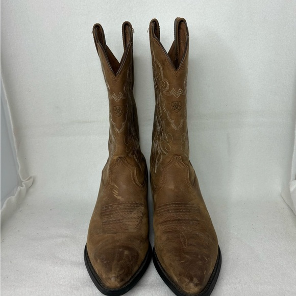 Ariat Brown Leather Heritage Western JToe Boots 10009514 Womens sz 8B - Picture 4 of 8